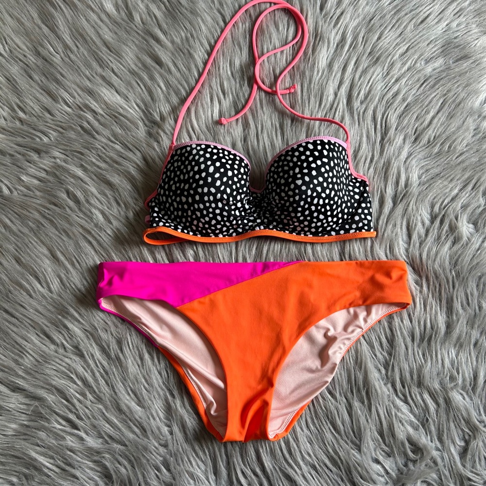 Victoria's Secret Bikini‎ Size 32C Medium Two Piece Swimsuit Swimwear
